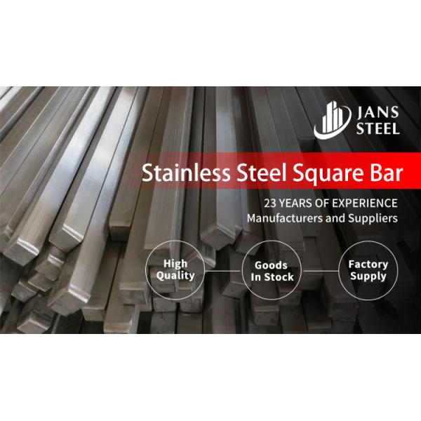 Custom Size 8Mm 10mm Sus 301 304 316 410 430 321H Stainless Steel Square Barss And Rod