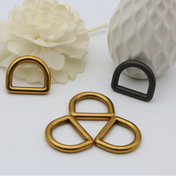 Lowest cost mass production low-end quality 19 mm bag metal d buckles