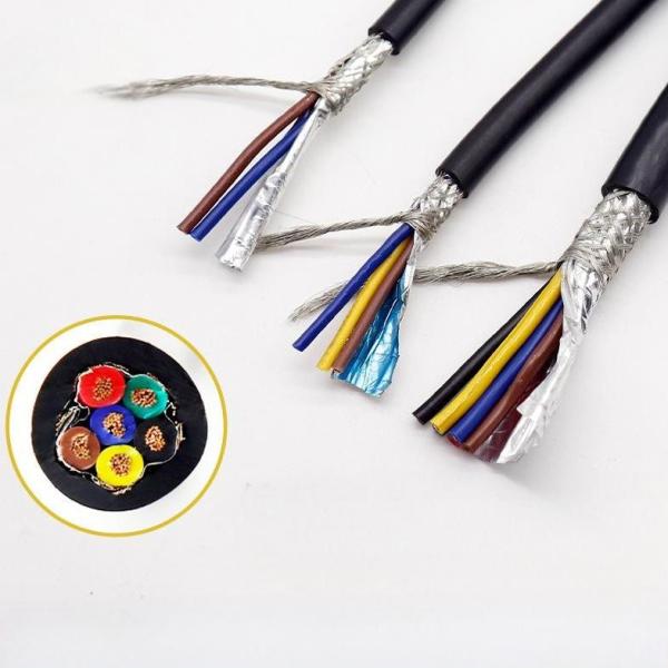 Cables RVVP de señal de varios núcleos 0.3mm2 0.5mm2 1mm2 1.5mm2 2.5mm2 4mm2 4 núcleos