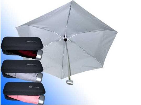 EVA Box Bottle Shaped Umbrella , Mini Compact Inside Out Umbrella Silver Fabric