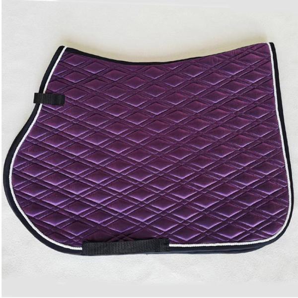 Cotton Quilted All Purpose Horse Saddle Pads Custom Reflective Color