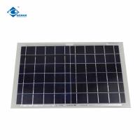 serafim cristalino poli do painel solar ZW-10W-18V do silicone de 10W 18V painel solar do mono