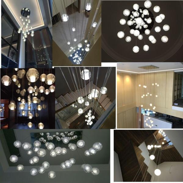 хрустального шара пузыря СИД украшения G4 10cm/20cm свет домашнего привесной