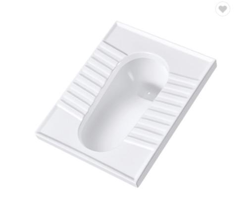 Ceramic Squat Pan Toilet Floor Mounted Squat Type Water Closet