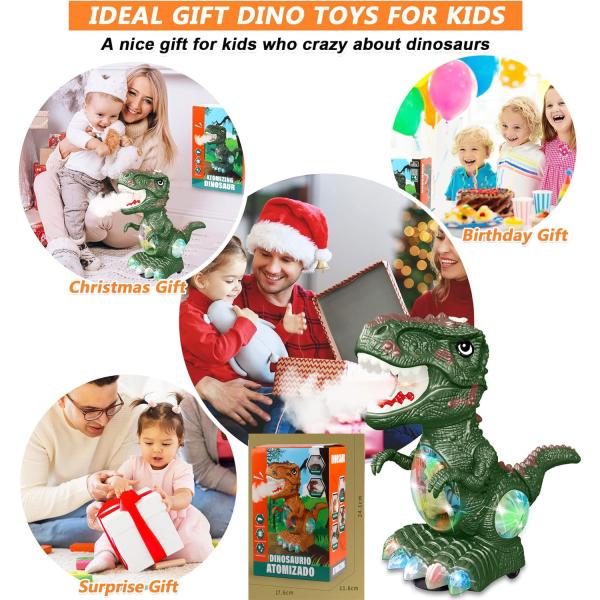 Model Decoration Dinosaur Toys Mist Spray Electric Dino Baby Toys for Kids Items