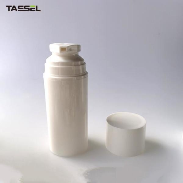бутылка бутылки 150g насоса 150ml PP безвоздушная белая пластиковая для сливк стороны