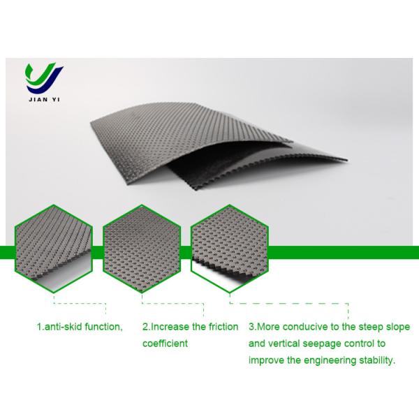 Géomembrane texturée en HDPE anti-érosion par glissement