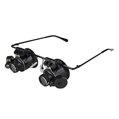 Glasses Type 20X Magnifier with White LED Light  