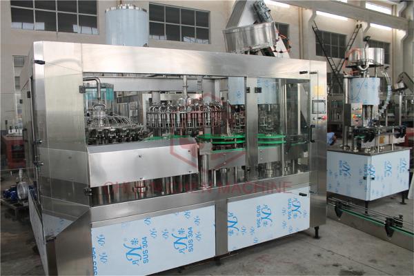 Rotary 3 In 1 Herbal Tea Glass Bottle Rinser Filler Capper Machine Full Automatic