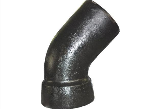 T / K Type Ductile Iron Fittings Socket Spigot 45 Degree Pipe Elbow Casting