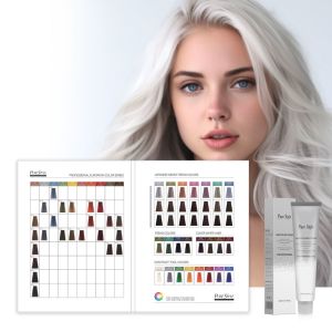 Professional Low Ammonia Natural Herbal Cream Hair Dye Non Allergic