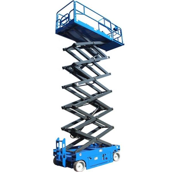 12m Self Propelled Access Platforms 320KG Portable Scissor Lift Platform