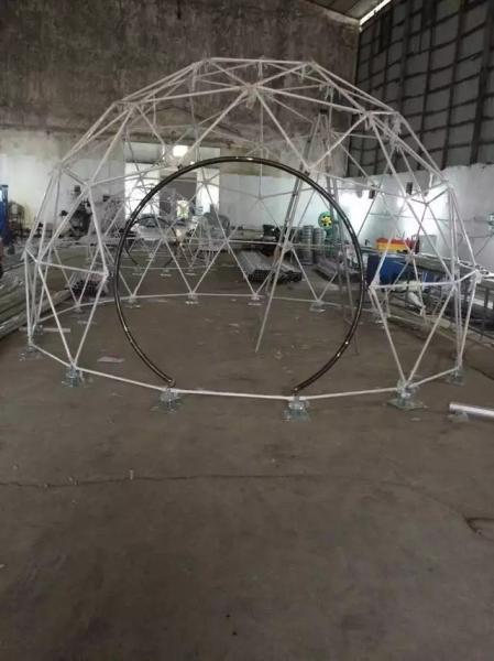 Dia 5-30m PVC Coated Cover Fabric Outdoor Large Dome Tent With Steel Frame