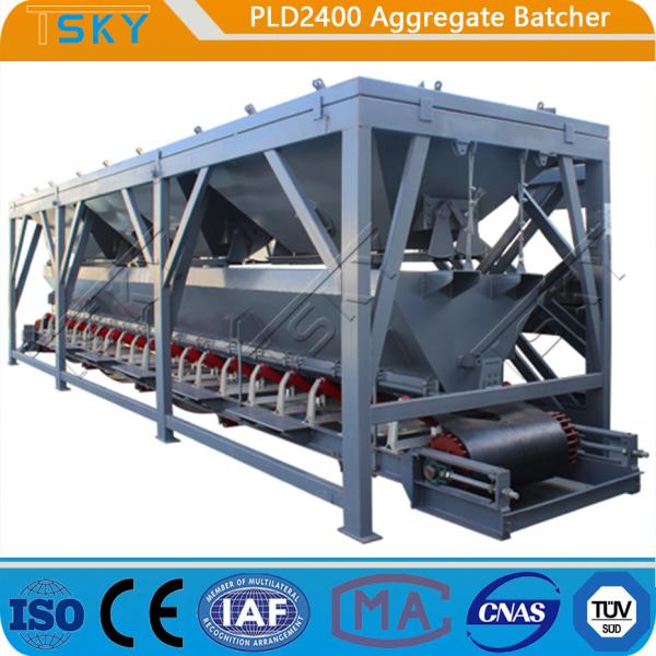 4x16m3 Storage Hopper PLD2400 1.6m/s Aggregate Batcher