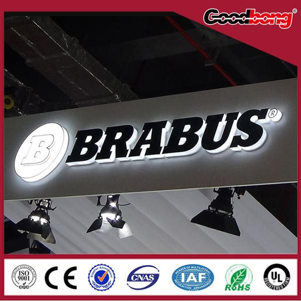 Waterproof Great Illuminated car logo Back Light LED Letters Sign