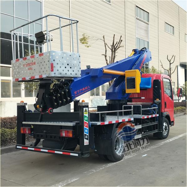 Export Oriented  Right Hand Driving   HOWO  30m    Mobile Elevating Platform Truck   Aerial Work Vehicle   Bucket Truck