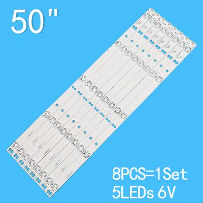 Para TV D50-F2000 LD-50SF6015BT Barra de luz JS-D-JP5020-A51EC/B51EC