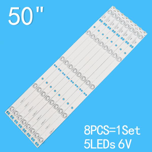 Para TV D50-F2000 LD-50SF6015BT Barra de luz JS-D-JP5020-A51EC/B51EC