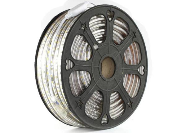 60 LED/M de IP67 de las luces de tira llevadas flexibles, tira ligera llevada roja de 220 voltios