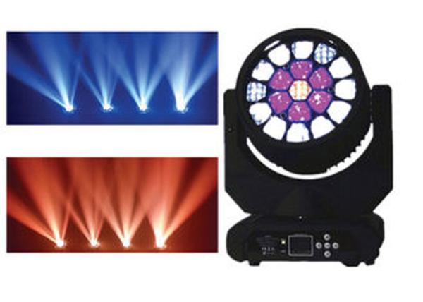 Led Zoom Moving Head 19pcs 12w Beam Led Moving Head Light Bee Eye Stage Lighting