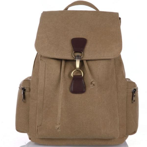 Female thick washed canvas backpack large-capacity leisure travel bag man bag tide