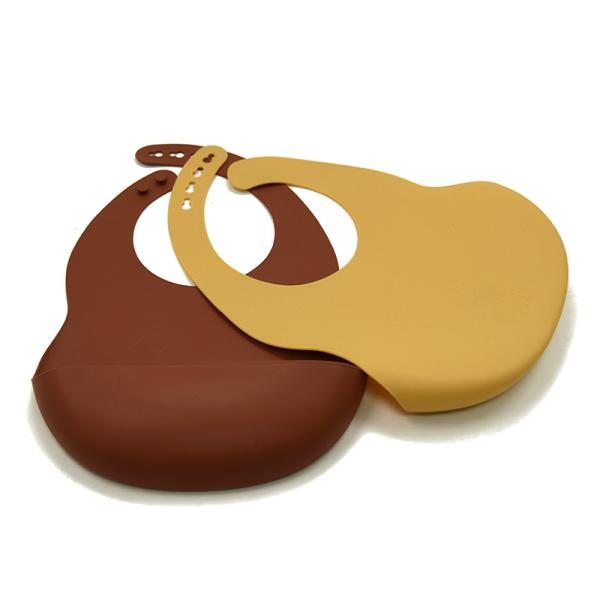 Waterproof Drool  Baby Bib Catcher FDA Medical Grade Silicone