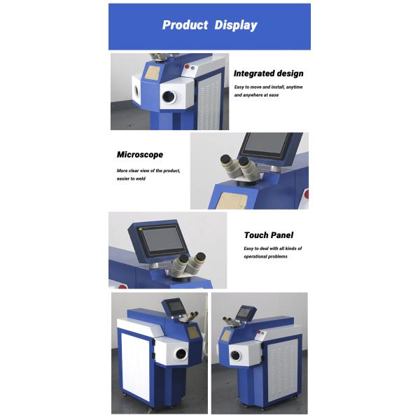 Integrated 60W 100W Laser Spot Welding Machine For Jewelry Chain Making