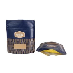 Material de Toque Suave Embalagem de Flores Secas Ziplock Sacos de Folha de