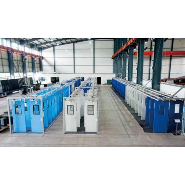 Stoving Varnish Pharma Steel Swing Cleanroom Door Dustproof