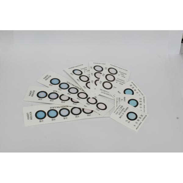 DMF Free Six Dots Blue To Pink Humidity  Indicator Card For  Packages of  Electronics