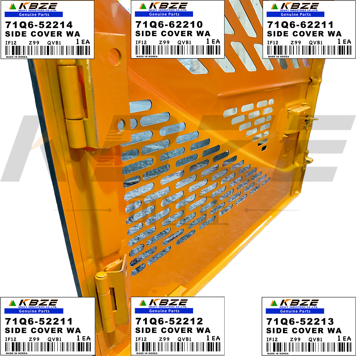 KBZE 71Q6-52211 71Q6-62210 HYUNDAI LH SIDE DOOR REPLACE FOR R210-9 R215-9 R220-9