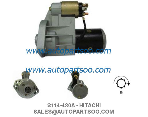 S114-808 HITACHI 12V 1.2KW 11T STARTER MOTOR S114-808 HITACHI 12V 1.2KW 11T