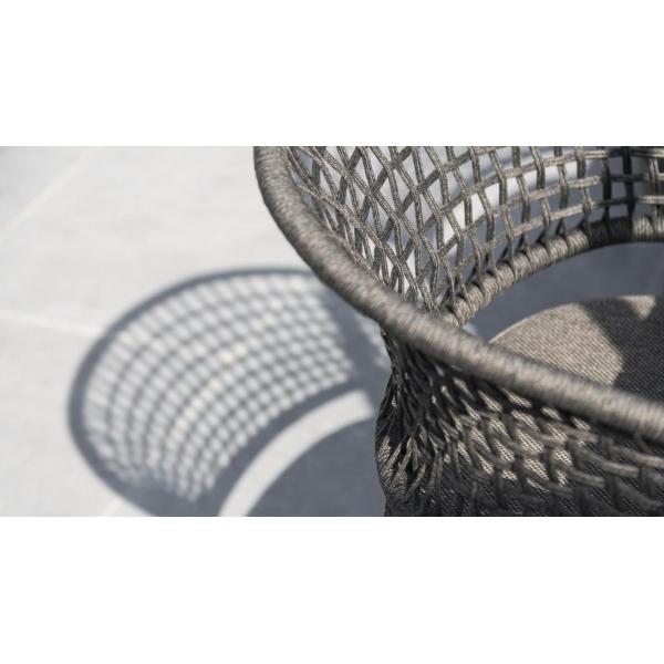 Outdoor Rattan Dining Arm Chair for High End Villa Furniture in Modern Fashion Design