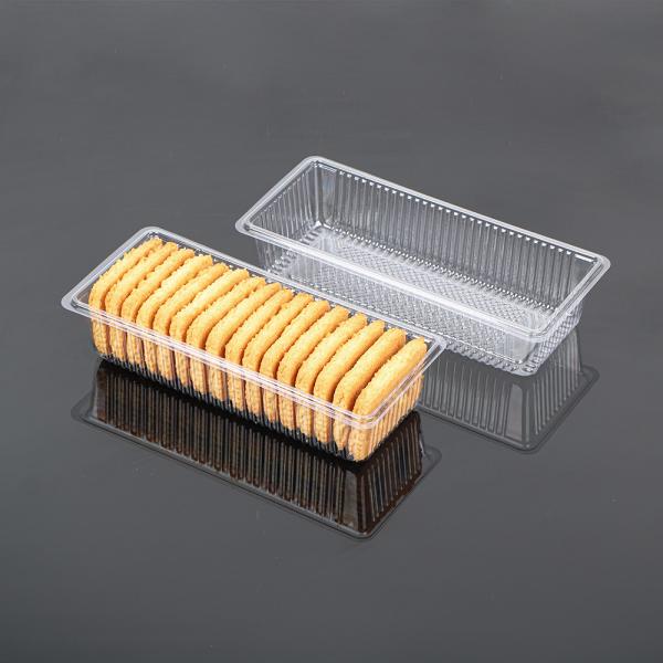 Hengmaster Food Grage Disposable Plastic Biscuit Disposable Snack 6-com PET Tray