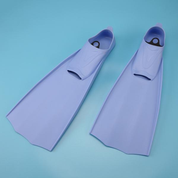 Anti Slip Short Rubber Fins For Snorkeling Soft Comfortable Lightweight