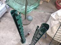 0.63m Tall Powder Coated Curved Metal Fence Welded Wire