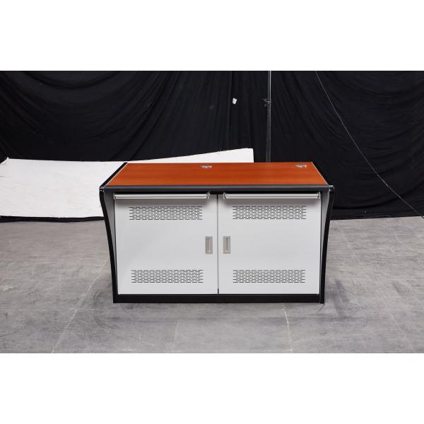 Home Office Control Center Desk Double Seat PC Desk with Laboratory Console and Platform