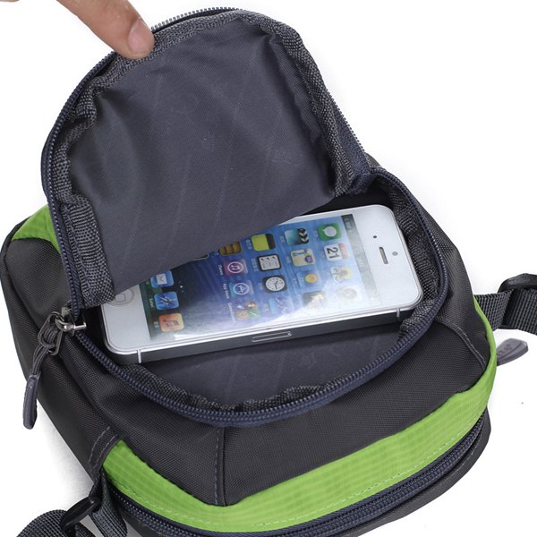 Unisex Promotional Nylon Cross Shoulder Travel Messenger Bags 17*5*15 cm