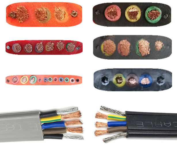 Trailing Cable TVVB For Elevators Essential Elevator Parts