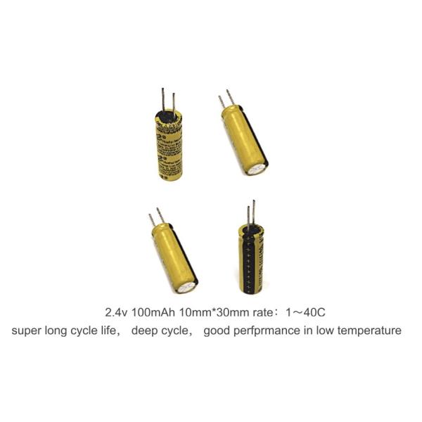 20C Rate Lithium Titanate Battery Cell alto HTC1030 2.4V 100mAh para o equipamento médico