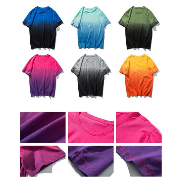 Cost Effective 100% Cotton Tie Dye Blank T Shirts For Man