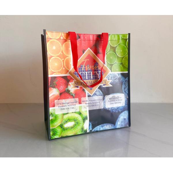 Printed Eco Grocery Printable Gift Reusable Recycled Non-Woven Laminate Promotional Custom Non Woven Shopping Tote Bag With Logo