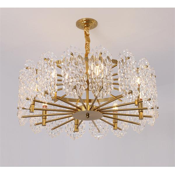 90V JYL-DF-9009 Dia 80cm Postmodern Luxury Crystal Pendant Lamp