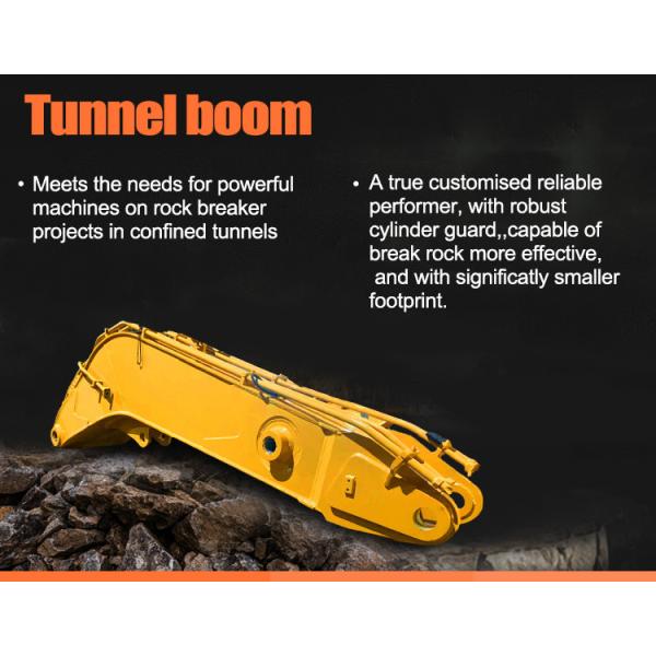 High strength Excavator tunnel boom short boom excavator long reach arm for excavator for  hitachi komatsu zoomlion