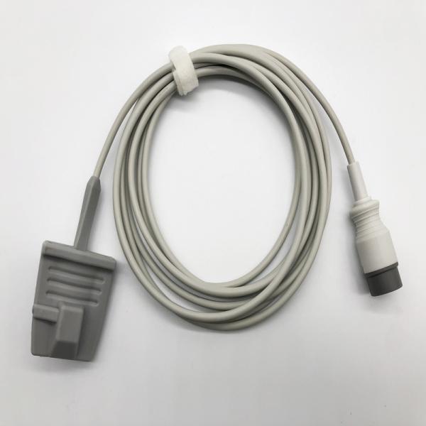 Контактный разъем 6 3m TPU датчика взрослого spo2 кабеля Zoncare Hwatime круглый