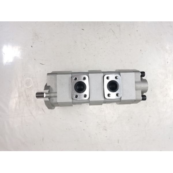 ST272727G9H9-L911 Pompe à engrenages hydraulique triple utilisée dans les machines lourdes pour les ventes directes d'usine Komatsu, matériaux en alliage de fer et d'aluminium