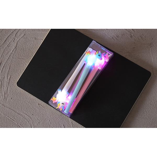 4pcs Set Heat Sensitive Erasable Ink Plastic Gel Light Pen for Trending Cartoon Bear