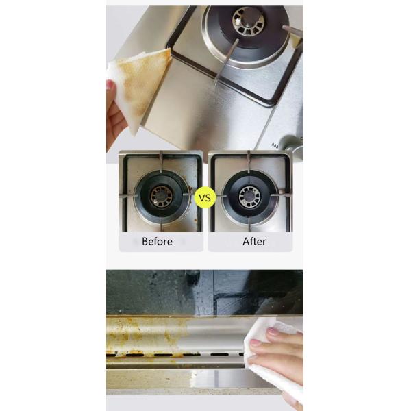 Seringues ménagères de cuisine de 20x20 cm contenant le facteur de décontamination APG
