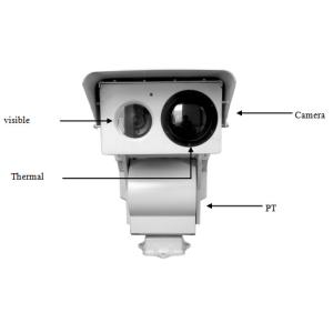 FCC  Grade Thermal Camera For Border Security , White Infrared Thermal Camera