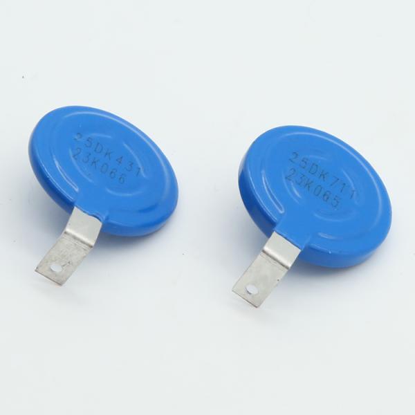 25 mm Varistor de óxido metálico 470V 750V 25D431K 25D711K Resistência dependente de tensão
